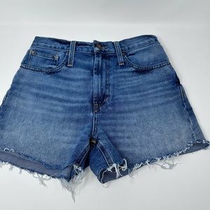 Madewell the perfect‎ denim short size 24.